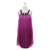 Ana Alcazar Kleid aus Seide in Rosa / Pink