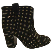 Laurence Dacade Pete gold studded suede ankle boots