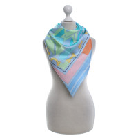 Hermès Zijden sjaal met grafische patronen