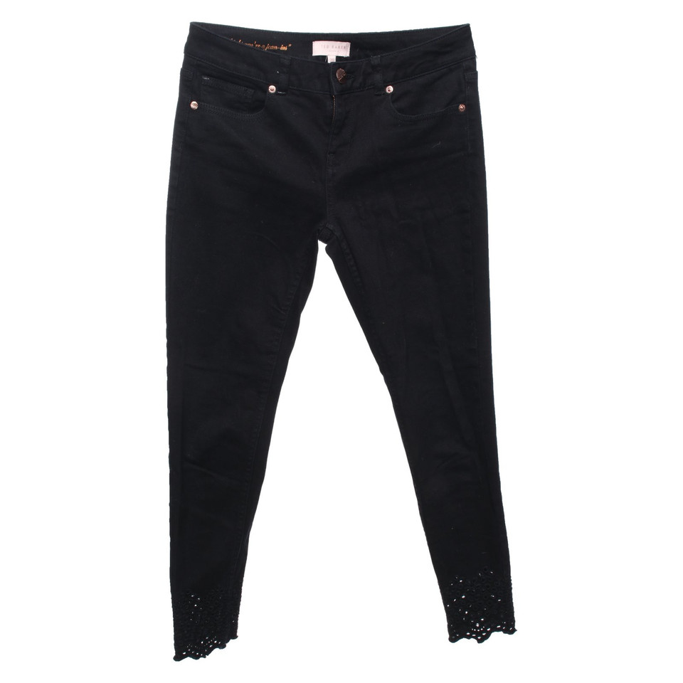 Ted Baker Jeans aus Baumwolle in Schwarz