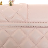 Moschino Love Handtasche aus Leder in Rosa / Pink