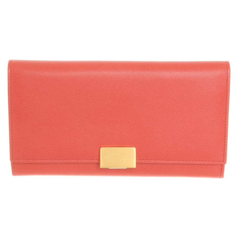 Smythson Bag/Purse Leather in Red