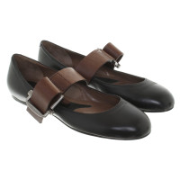 Marni Ballerina's in zwart / Brown