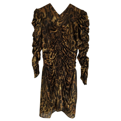 Isabel Marant Dress Silk in Gold
