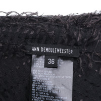 Ann Demeulemeester skirt with fringe decor