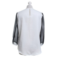 St. Emile Blouse in black and white
