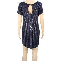 French Connection Sequined dress in dark blue