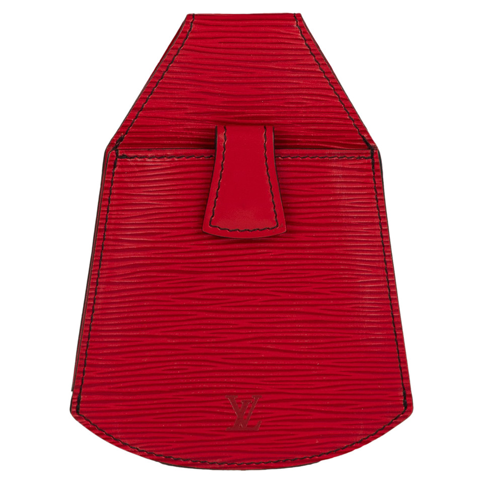 Louis Vuitton Riem Leer in Rood