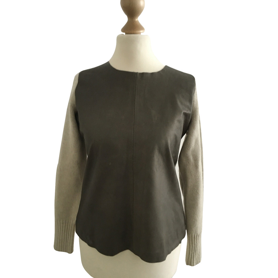 Other Designer Heart Affair - Sweater with leather