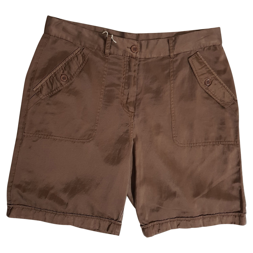 Twin Set Simona Barbieri Shorts Cotton in Brown
