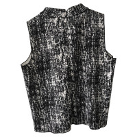 Vince Camuto top in black and white
