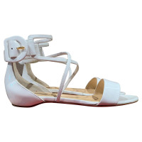 Christian Louboutin Sandals Patent leather in White