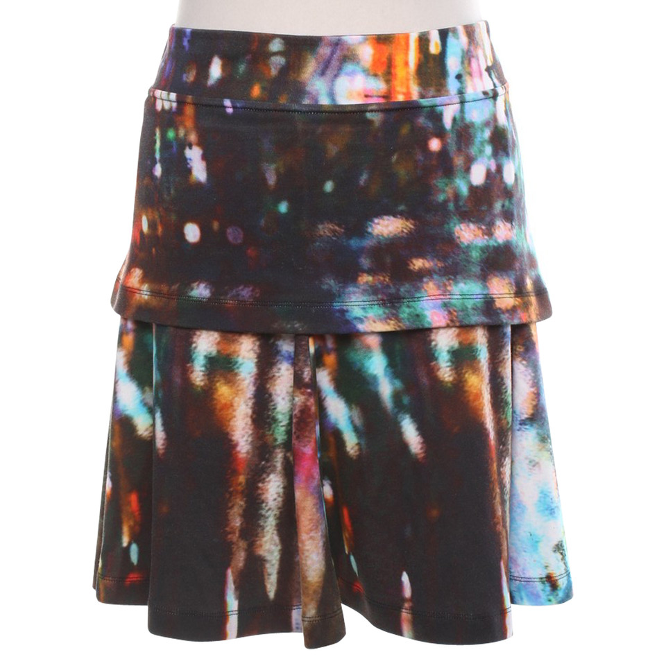Mc Q Alexander Mc Queen Jersey skirt in multicolor