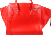 Céline Shopper in Pelle in Rosso