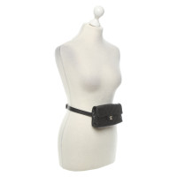 Chanel Uniform Cintura in pelle nera