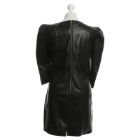 Maje Leather dress in black