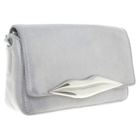 Diane Von Furstenberg Silver colored shoulder bag