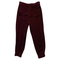 Stella McCartney Paire de Pantalon en Bordeaux