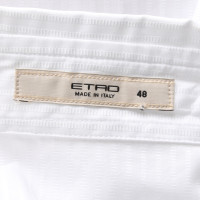 Etro Oberteil aus Baumwolle in Weiß
