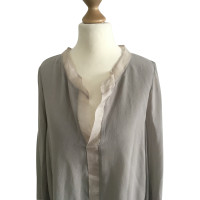 Schumacher Silk blouse in light gray