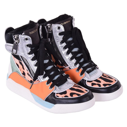 Dolce & Gabbana Sneakers alte in Orange