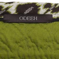 Odeeh Jacket in brown / white / green
