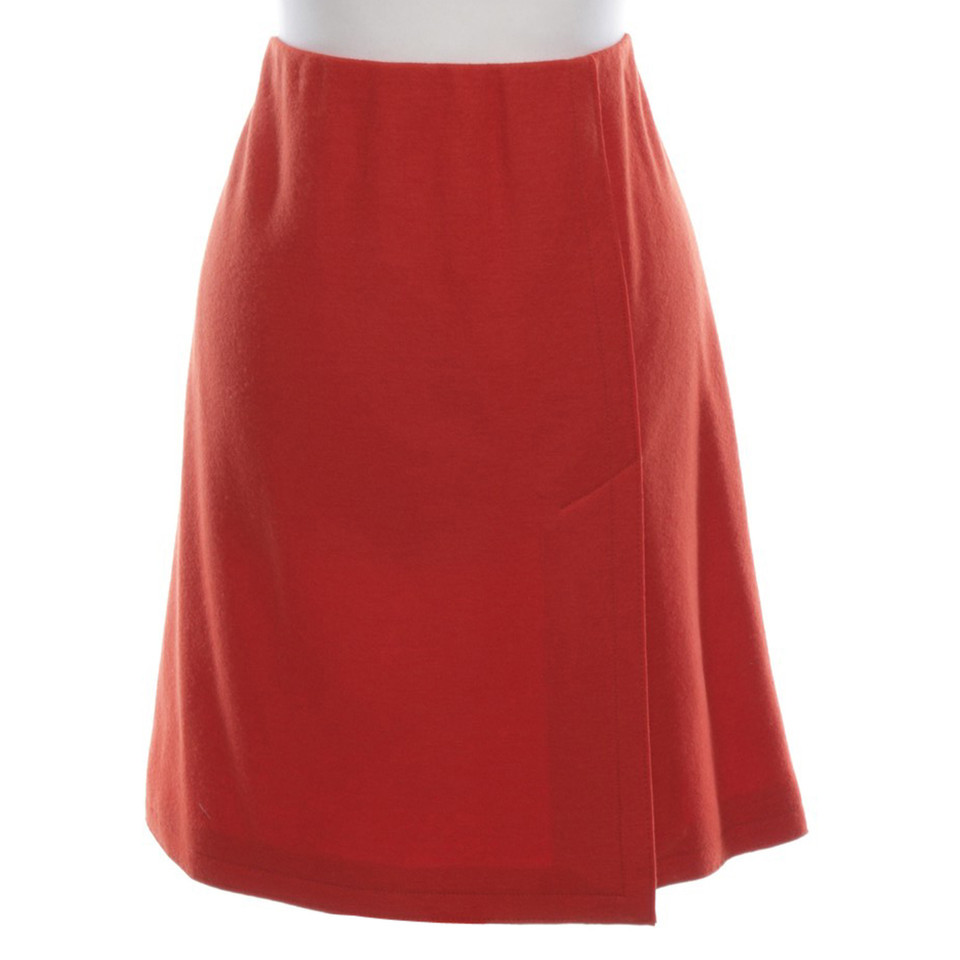 Marc Cain Wool skirt in red