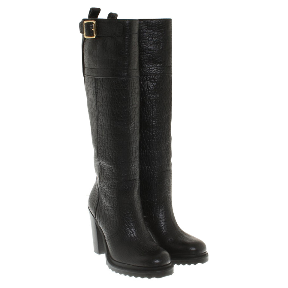 Tory Burch Leather boots in black