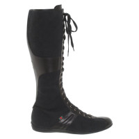 Gucci Lace-up boots with Guccissima pattern