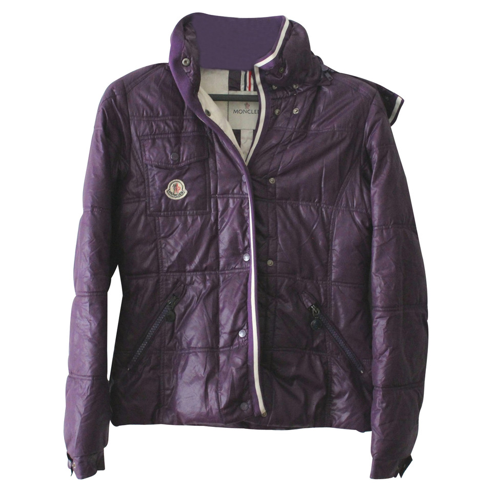 Moncler Jacke/Mantel in Violett