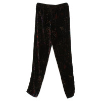 Sandro Velvet pants with pattern