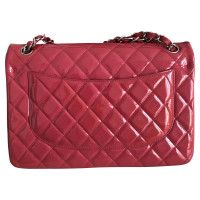 Chanel Classic Flap Bag Patent leather in Fuchsia