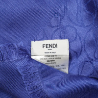 Fendi Sjaal in Blauw