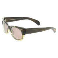 Oliver Peoples Sunglasses in black / green