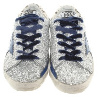 Golden Goose Trainers in Silvery