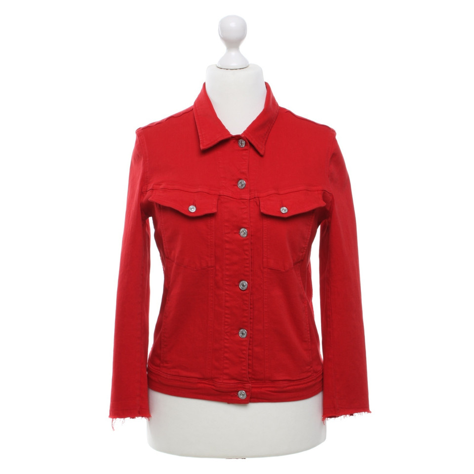 7 For All Mankind Jacket in red
