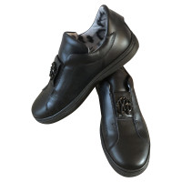 Roberto Cavalli Sneakers aus Leder in Schwarz