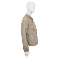 Brunello Cucinelli Jacket/Coat Linen in Brown