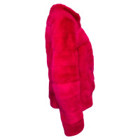 Roberto Cavalli Jacke/Mantel aus Pelz in Rosa / Pink