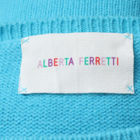 Alberta Ferretti Top in Turquoise