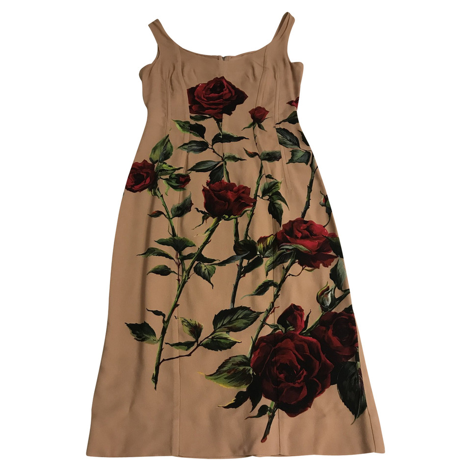 Dolce & Gabbana Trägerkleid mit Blumen-Print