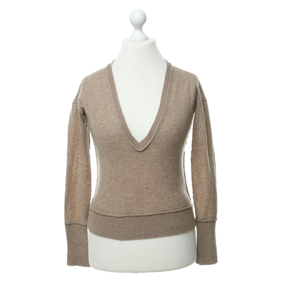 Drykorn Knitted pullover in beige