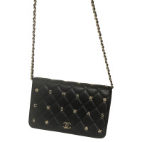 Chanel Wallet on Chain Leather in Black