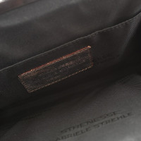 Strenesse Leather clutch in donkerbruin