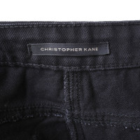 Christopher Kane Paio di Pantaloni in Cotone in Nero