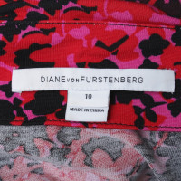Diane Von Furstenberg Enveloppez robe avec impression