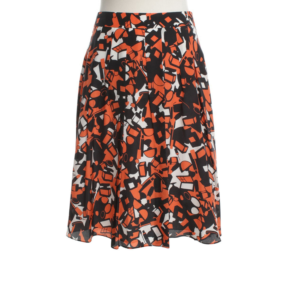 Boss Orange Silk skirt with print