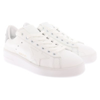 Golden Goose Sneaker in Pelle in Bianco