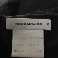 René Lezard Pencil skirt in dark blue