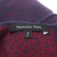 Patrizia Pepe Gebreide jurk in paars / rood